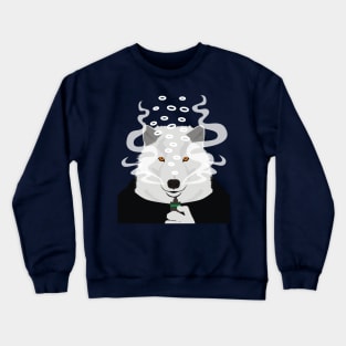 Wolf Vaping Crewneck Sweatshirt